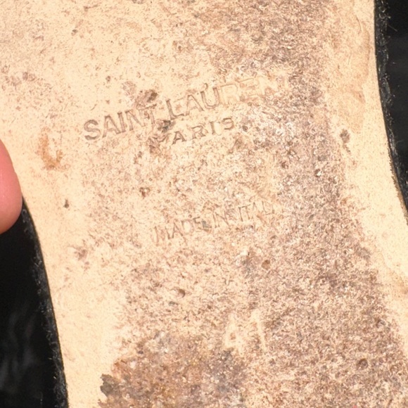 Saint Laurent Cassandra Wedge Espadrilles in Leather - Picture 14 of 15